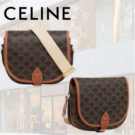 celine triomphe bag large|More.